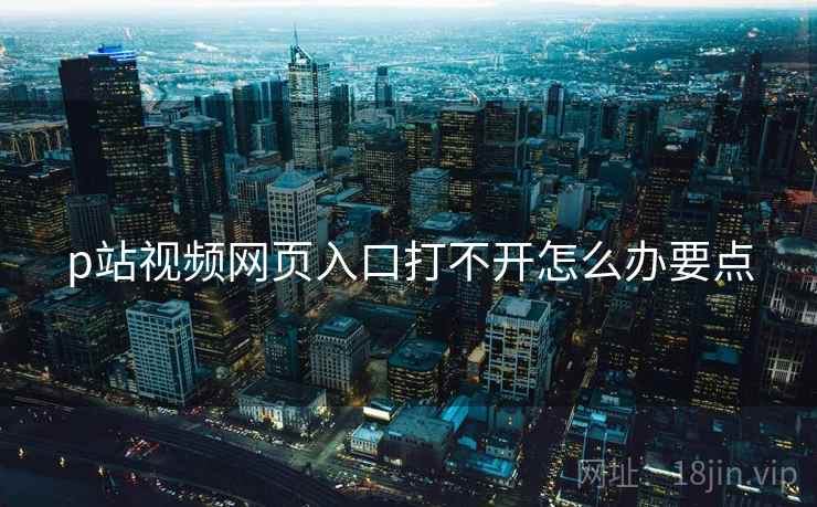 p站视频网页入口打不开怎么办要点